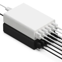 Linocell USB-laddstation 6 portar Svart