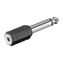 Ljudadapter 3,5 mm till 6,3 mm Mono