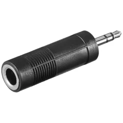 Ljudadapter 6,3 mm till 3,5 mm Stereo