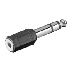 Ljudadapter 3,5 mm till 6,3 mm Stereo
