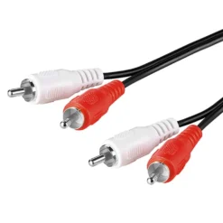 Ljudkabel med 2x RCA 10 m
