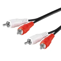 Ljudkabel med 2x RCA 2,5 m
