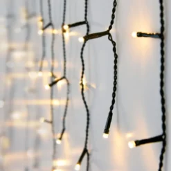 Ljusslinga Istapp 180 LED 6 m (svart)