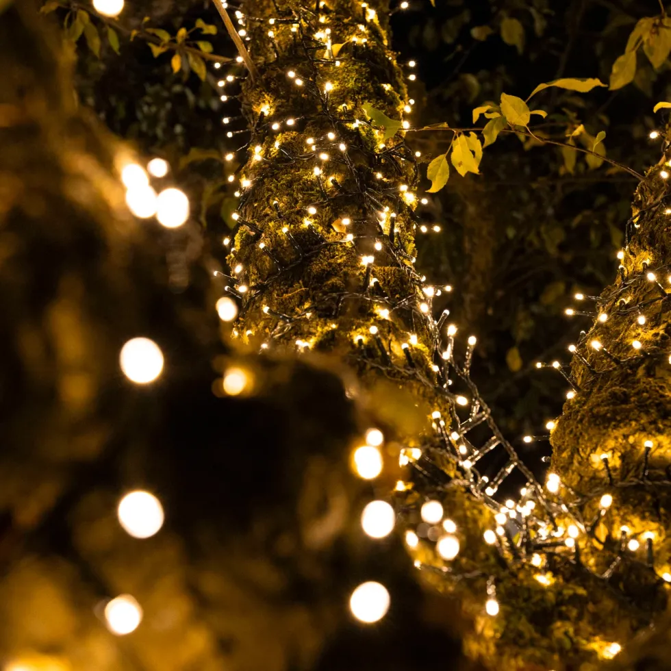 Ljusslinga 48 LED 3,5 m, batteridriven (klar)