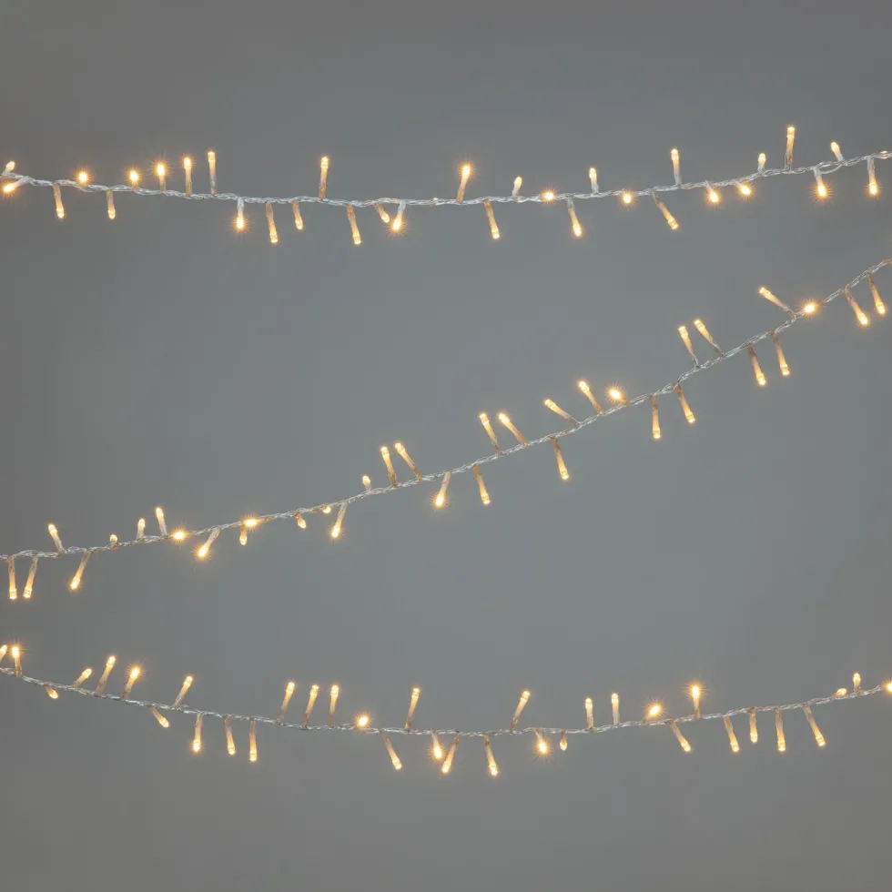 Ljusslinga 48 LED 3,5 m, batteridriven (klar)