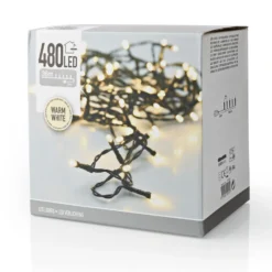 Ljusslinga 480 LED 36 m (svart)