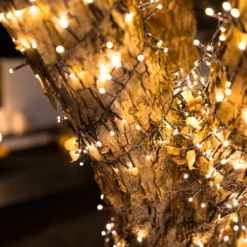 Ljusslinga 700 LED 14 m (svart)