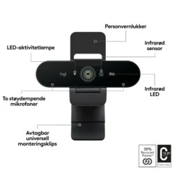 Logitech Brio 4K webbkamera