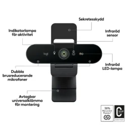 Logitech Brio 4K webbkamera