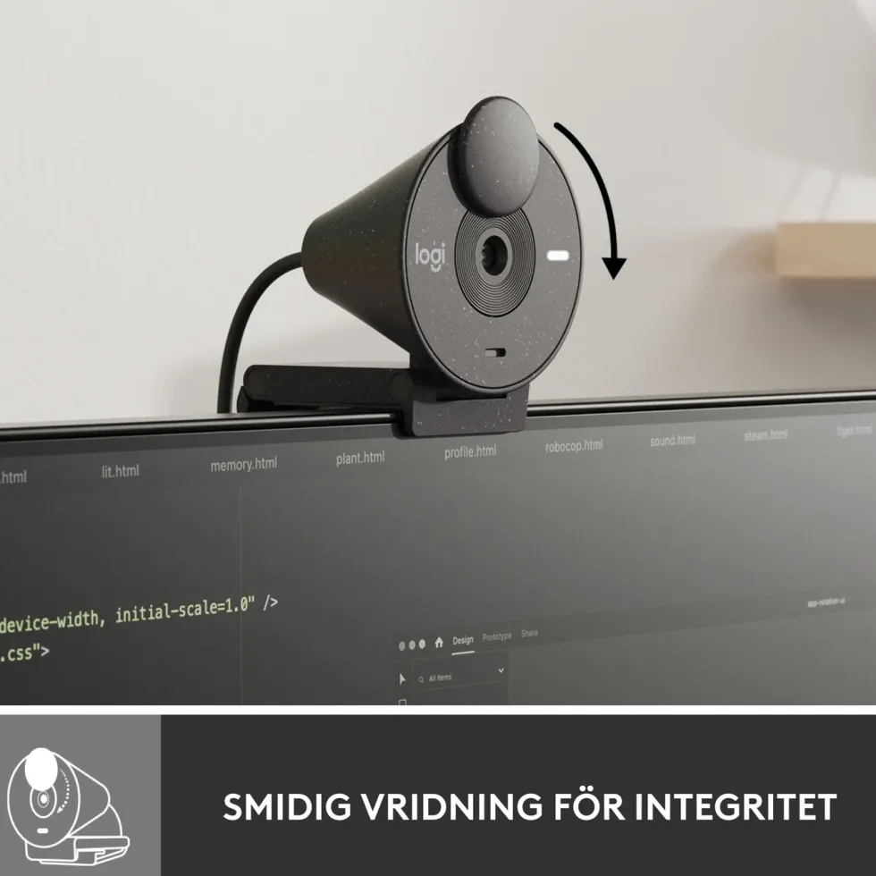 Logitech Brio 300 webbkamera USB-C