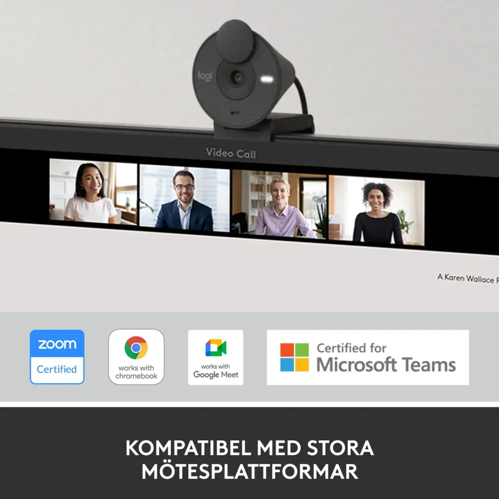 Logitech Brio 300 webbkamera USB-C