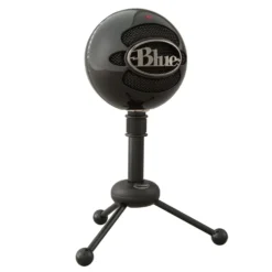 Logitech C Blue Snowball USB-stereomikrofon Svart