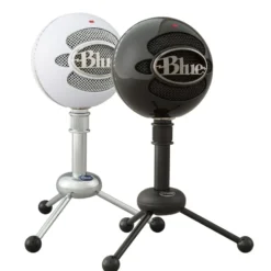 Logitech C Blue Snowball USB-stereomikrofon Svart