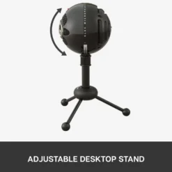 Logitech C Blue Snowball USB-stereomikrofon Svart
