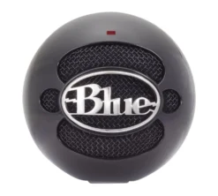 Logitech C Blue Snowball USB-stereomikrofon Svart
