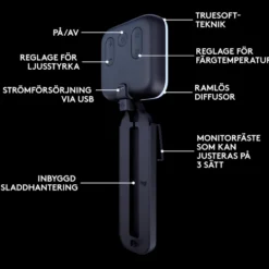 Logitech C Litra Glow Streamingbelysning