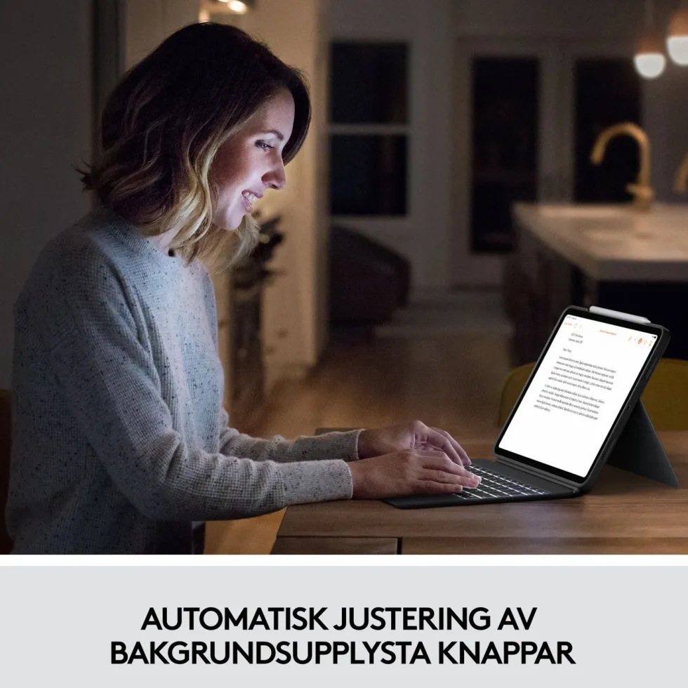 Logitech Combo Touch för iPad Pro 12,9” (5 & 6 gen.)
