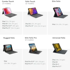 Logitech Combo Touch för iPad Pro 12,9” (5 & 6 gen.)
