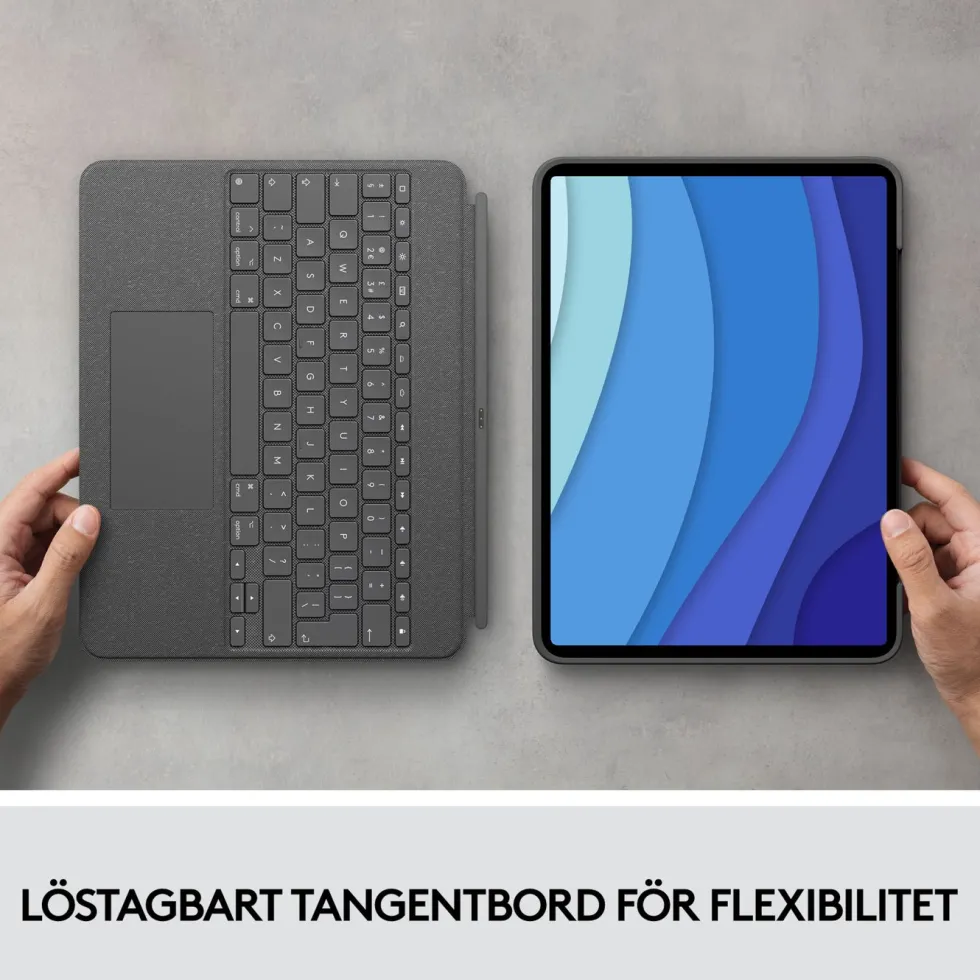 Logitech Combo Touch för iPad Pro 12,9” (5 & 6 gen.)
