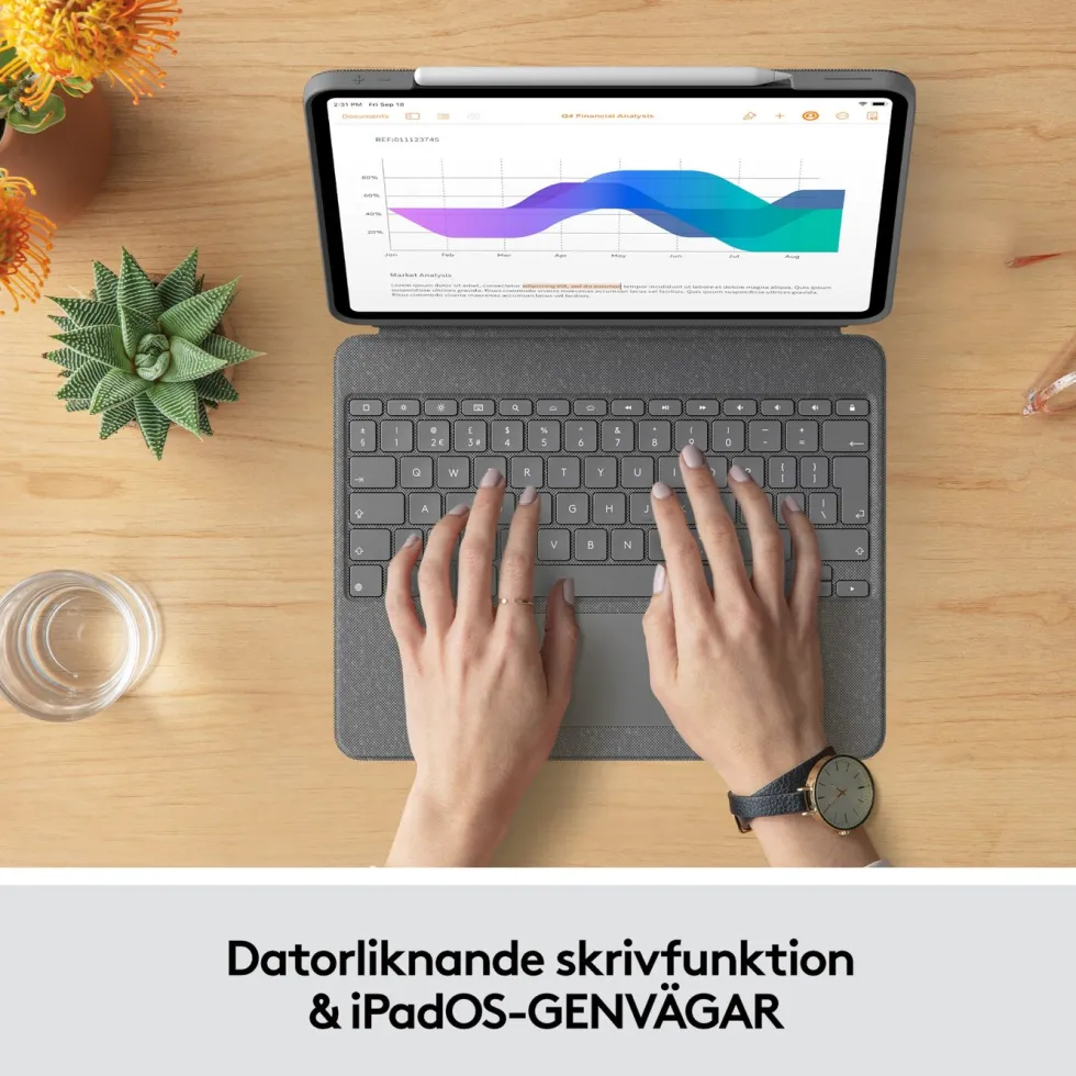 Logitech Combo Touch för iPad Pro 12,9” (5 & 6 gen.)
