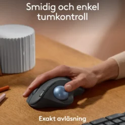 Logitech Ergo M575S Trådlös mus med styrkula