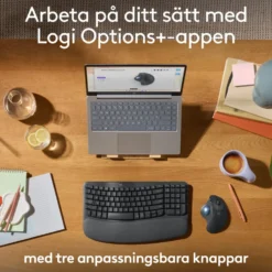 Logitech Ergo M575S Trådlös mus med styrkula
