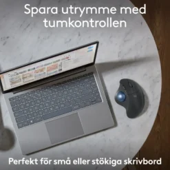 Logitech Ergo M575S Trådlös mus med styrkula
