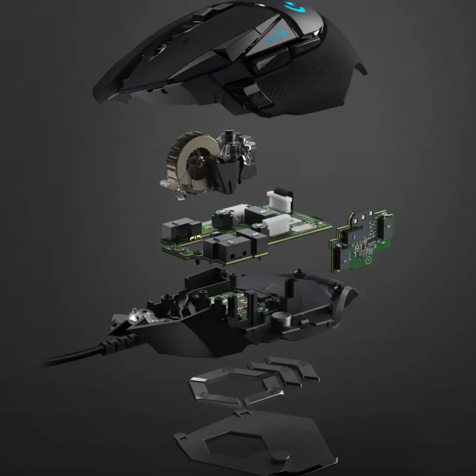 Logitech G 502 Hero Gaming-mus för proffs
