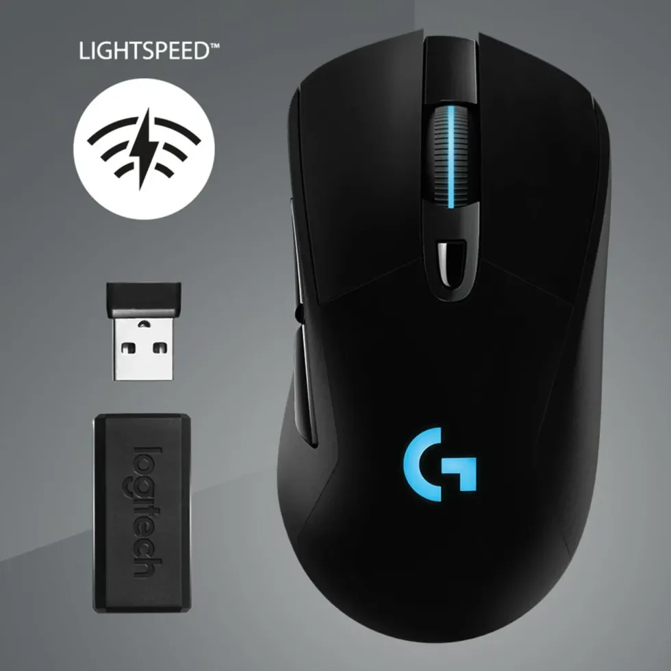 Logitech G 703 Lightspeed Hero Trådlös gaming-mus för proffs