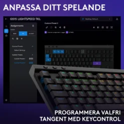 Logitech G515 Lightspeed TKL Linear Black