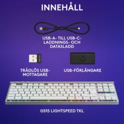 Logitech G515 Lightspeed TKL Tactile Vit