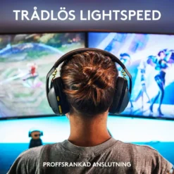 Logitech G 435 Lightspeed Trådlöst gaming-headset Svart & Neongul