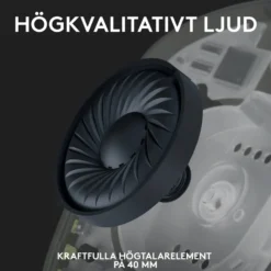 Logitech G 435 Lightspeed Trådlöst gaming-headset Svart & Neongul