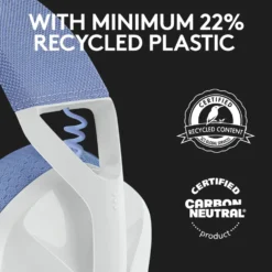 Logitech G 435 Lightspeed Trådlöst gaming-headset Off-white & Lila