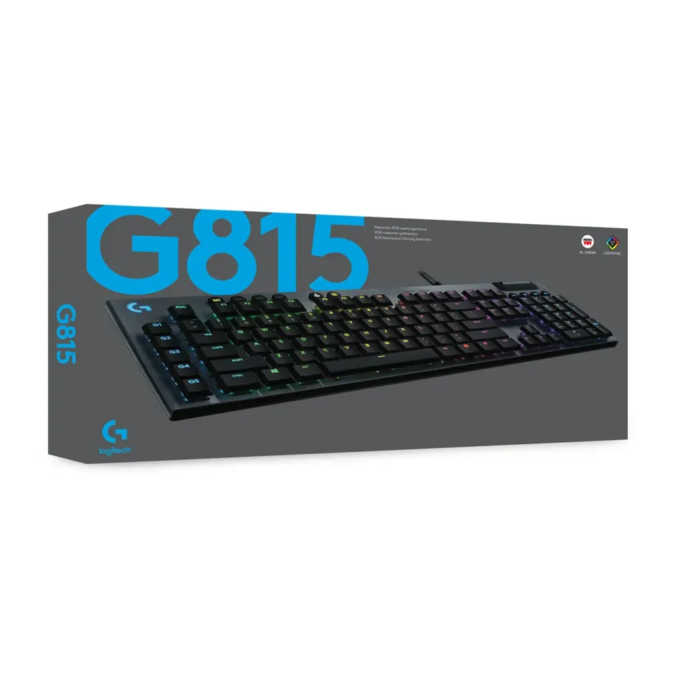 Logitech G 815 Mekaniskt tangentbord GL Clicky
