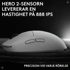 Logitech G Pro 2 Trådlös gaming-mus för proffs Vit
