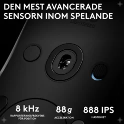 Logitech G Pro 2 Trådlös gaming-mus för proffs Svart