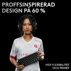 Logitech G PRO X 60 Lightspeed Trådlöst gaming-tangentbord Tactile Black