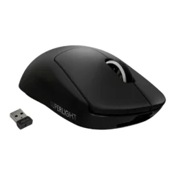 Logitech G Pro X Superlight Trådlös gaming-mus Svart