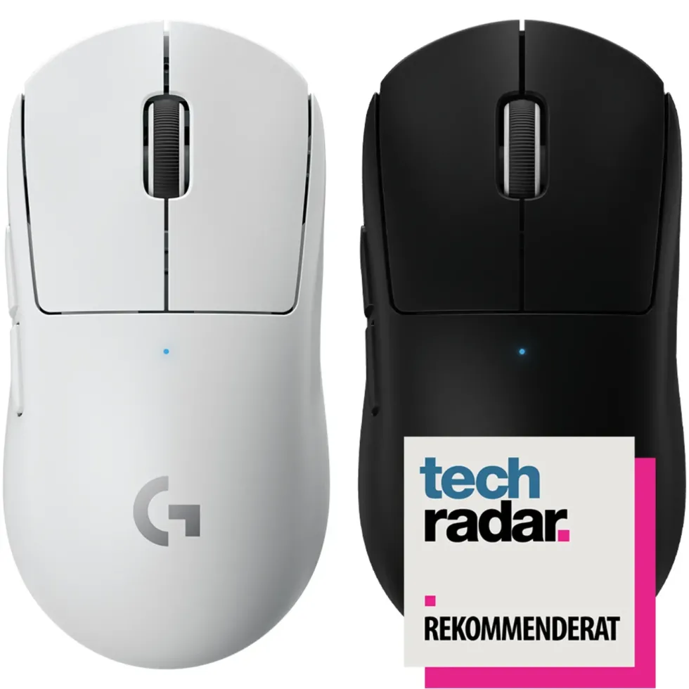 Logitech G Pro X Superlight Trådlös gaming-mus Svart