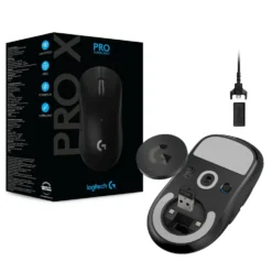 Logitech G Pro X Superlight Trådlös gaming-mus Svart