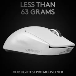 Logitech G Pro X Superlight Trådlös gaming-mus Vit