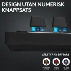 Logitech G Pro X TKL Lightspeed Gaming-tangentbord