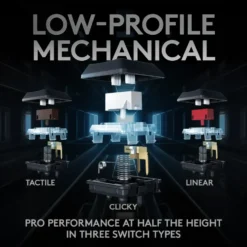 Logitech G 915 TKL Mekaniskt tangentbord GL Clicky Svart