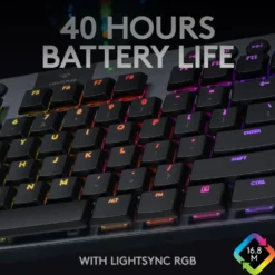Logitech G 915 TKL Mekaniskt tangentbord GL Clicky Svart