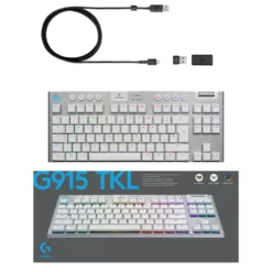 Logitech G 915 TKL Mekaniskt tangentbord GL Tactile Vit