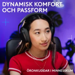 Logitech G321 Trådlöst gamingheadset Svart