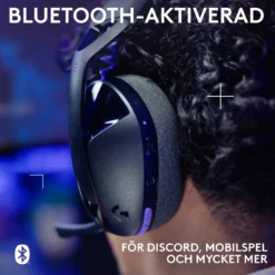 Logitech G321 Trådlöst gamingheadset Svart