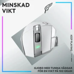 Logitech G 502 X Lightspeed Trådlös gamingmus Vit