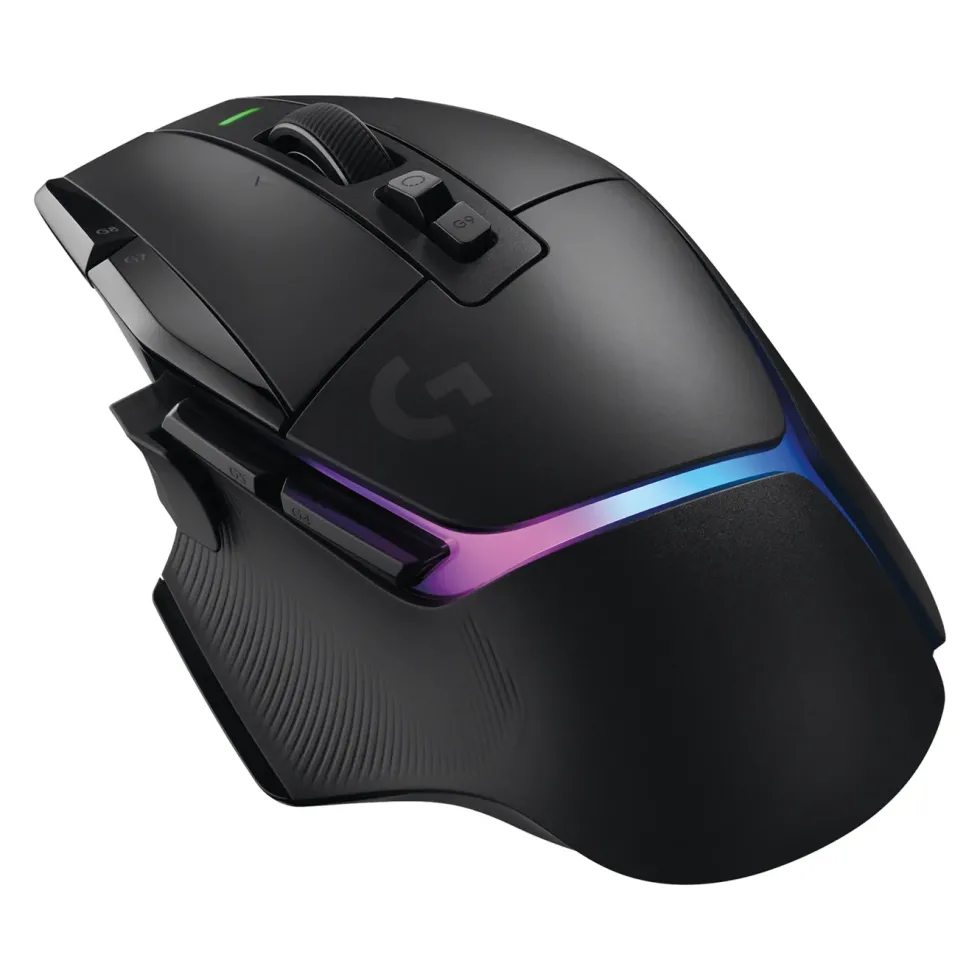 Logitech G 502 X Plus Trådlös gamingmus Svart